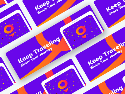 Banner Design | Traveling app banner banner ad banner design banners creative illustration logo sandeep traveling trevel ui web website