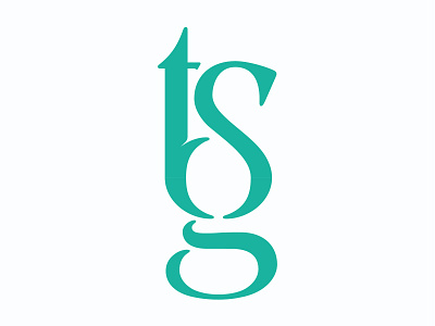 Personal monogram - tsg clean design first shot identity letter lettermark mark monogram personal brand symbol type typography