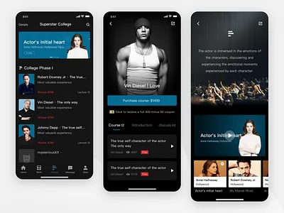Quality Course - Online Sale app design ui ux