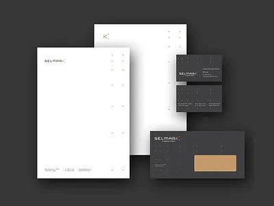 Selmark brand art branding clean design identity illustration illustrator lettering logo type typography vector