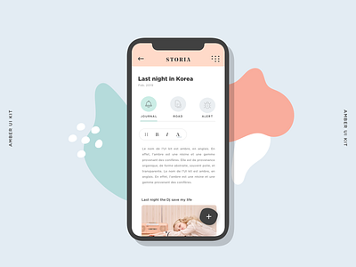 Amber design kit study case amber app feminine fragrance inspiration nature organic pastel perfume scent smell travel ui kit webdesign