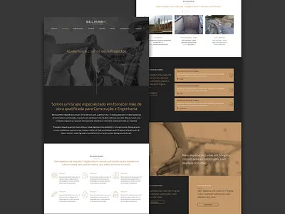 Selmark website app art branding clean design flat identity minimal mobile responsive ui ux vector web website