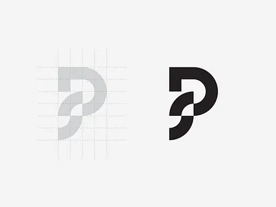 PDS bold design icon logo logotype monogram simple