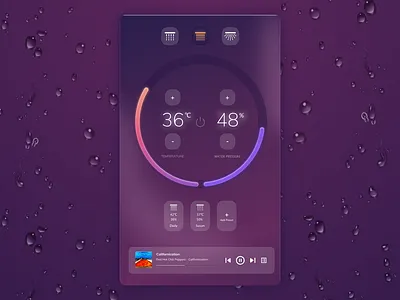 Shower UI concept design shower ui uiux ux