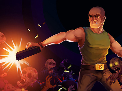 Don Zombie - Promotional artwork 2d 2d character 2d illustration arcade artwork character character art character concept character design concept art game art game design graphics design illustration mobile vector