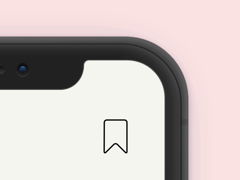 Add to Bookmark Interaction animation app design icon interaction interaction design microinteraction microinteractions minimal minimalism motion graphics product design ui user experience design user interface design ux vector website