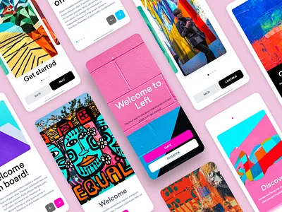 On-boarding screens II adobexd appdesign design dribbblers free ui freebie inspiration interaction interface iosinspiration minimal photos ui uidesign uitrends userexperience userinterface ux uxdesignmastery wireframe