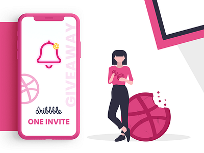 Dribbble Invitation draft dribbble giveaway invitation invite portfolio