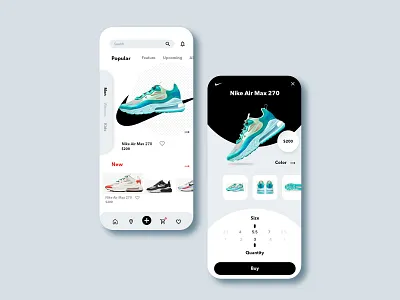 Nike App Redesign V1 android app design app redesign clean design ios app design latest app latest trend minimal mobile app design mobile design mobile ui nike app redesign
