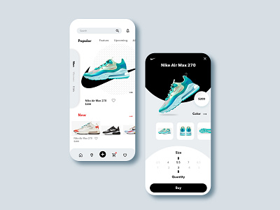 Nike App Redesign V1 android app design app redesign clean design ios app design latest app latest trend minimal mobile app design mobile design mobile ui nike app redesign