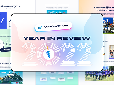 A Brilliant Year In Review 2022 2022 agency website branding design landingpage product software firm website year in review 2022 year review