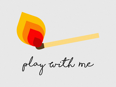 fire_match design fire graphic design illustration match vector vector artwork