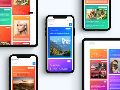 Secret Project app eleken grid mobile notes notes app ui ux web