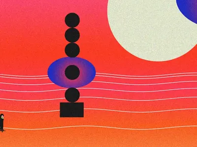 Skate in desert 2d animation colors debut design gradient graphic design illustration ilustracion logo motion motion graphics ui