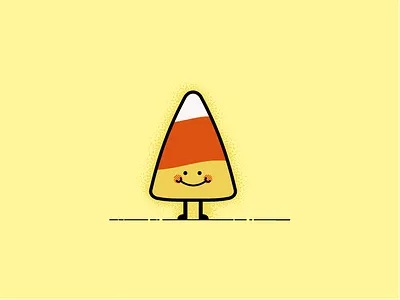 Candy Corn character cute design illustration simple sweet vector