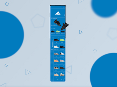 Sneaker Shopping Application (Adidas) adidas app clean design graphic design minimal mobile sneaker sneakerhead ui ux web