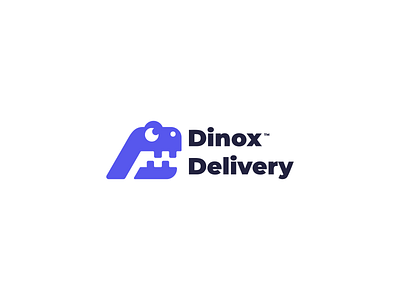 Dinox Delivery logo concept brand branding design graphic design illustration logo motion graphics ui ux vector