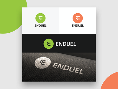 Enduel Logo branding design logo typography vector