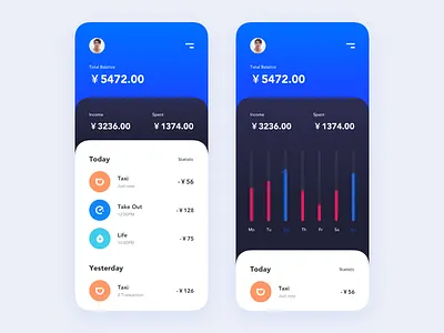 Banking - Mobile App app bank banking design illustration mobile money money app ui ux