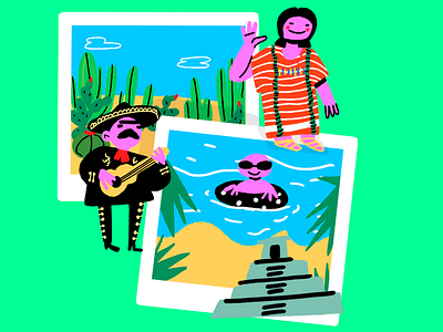 México character design illustration mexico