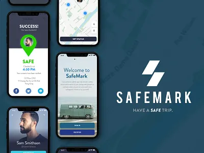 Safemark App Product Mockup