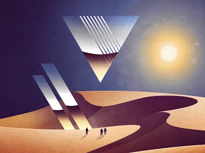 Epitaph 1980s art design illustration illustrator landscape outrun photoshop retro retrowave science fiction signalnoise synthwave vaporwave