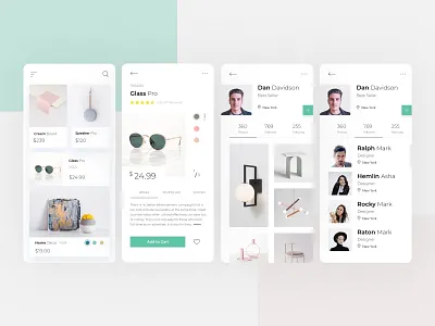 e_Commerce flat App Ui design android app design graphic illustration ios app ui uiux ux
