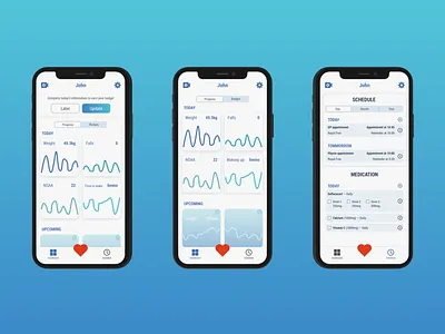 Duchenne And Me Version 3 - WIP analytics dashboard design duchenne gamification health healthcare monitoring product design progress reminders rewards schedule scheduling ui ui design uiux ux ux design wellness