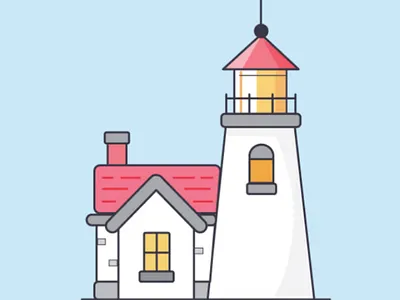 Vintage House illustration design ui vector