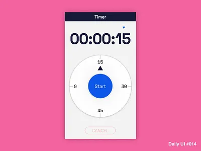 Countdown Timer Concept app countdown dailyui design timer ui