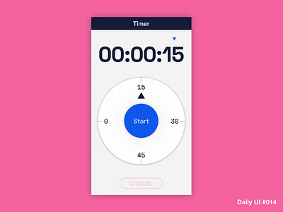 Countdown Timer Concept app countdown dailyui design timer ui