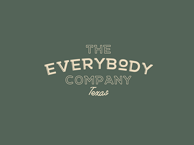 Everybody brand branding custom design graphic green logo logotype typography
