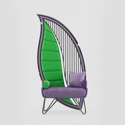Leaf Armchair 3d classic design interiordesign italianstyle luxury render