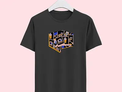 Ipanema PhotoShelter Potential T-Shirt branding brazil clothing clothing design color design illustration ipanema mockup package design package mockup photoshelter procreate tshirt vector visual identity