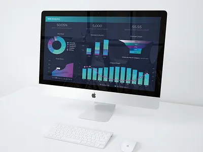 Day 018 Charts and data visualisation #dailyui area chart bar chart charts dailyui dark mood darkmode data visualization funnel chart gradients piechart ui design