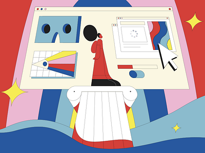 Ezra Klein Show Podcast 2d animation animator character design design flat illustrate illustration illustrator mograph motion design motion graphics storyboard style frame vector