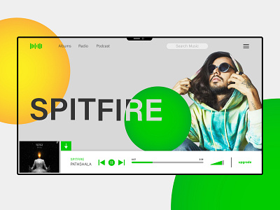 Music art creative design graphic graphic design illustration illustrator music music app music player ui vector visual art visual design