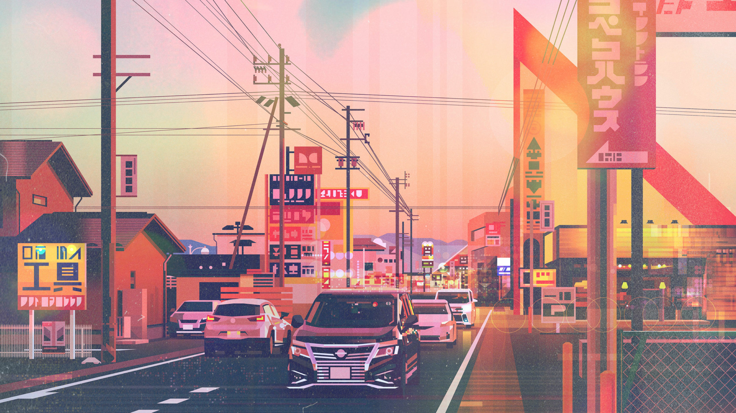 Traffic digital folioart illustration james gilleard travel