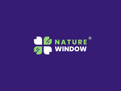 Nature Window beautiful best designer best shots branding clean design cool colors cool design cool logo creativity design full color good design graphic design illustration logo logo design vector