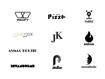 Logofolio Collection Part 1 | Mounir Elogbani brand branding logo logo collection logofolio logos logotype negative space