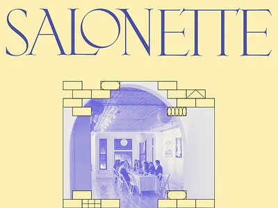 Salon Style Series brand design branding community design identity logo pattern poster salon typography vector venue