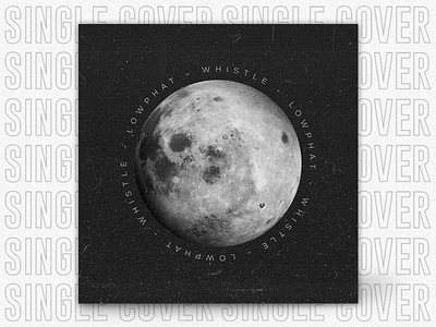SINGLE | Whistle album art album cover album cover design art collage design edm eletronic ep cover minimal moon music music cover single single cover song song cover spotify spotify cover texture