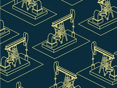 Energy Icon - Horse Pump Well corporate energy icon icon design illustrator oil vector art