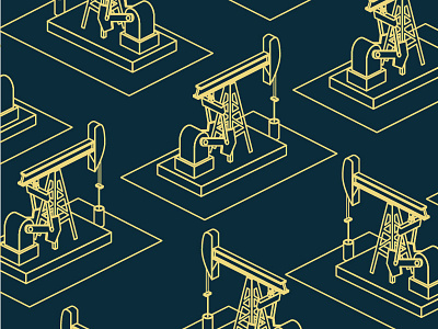 Energy Icon - Horse Pump Well corporate energy icon icon design illustrator oil vector art