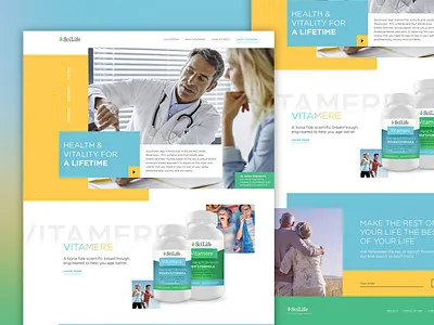 SciLife asymmetric medical medical website web design