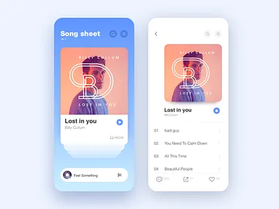 Page Design Exercises app design music sketch ui