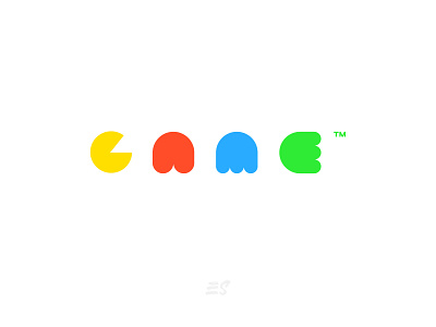 Game Packman blue color colorful design flat game game art games graphicdesign green illustration logo packman red vector video games wordmark yellow