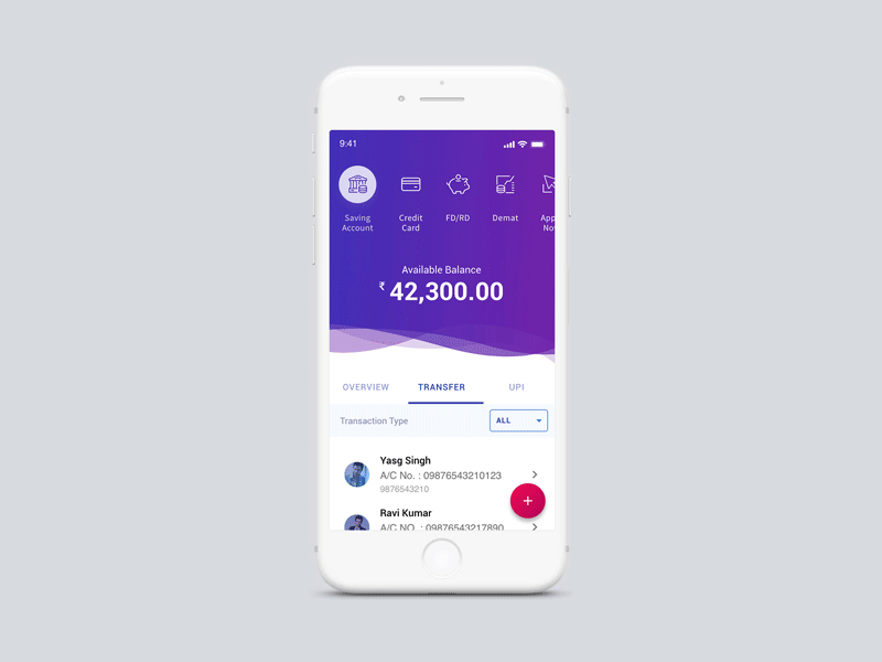 HDFC Bank App Redesign (Concept) app redesign app ui concept flow ux visual