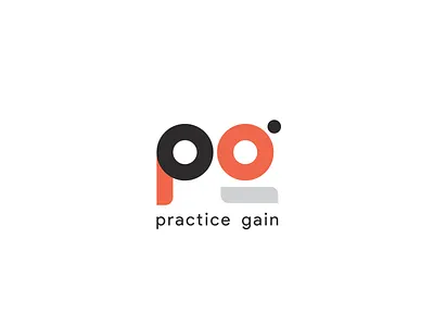 Practice Gain | Brand Identity brand brand design design digital marketing geometry graphic design healthcare logo medical medical app minimalist outreach typography