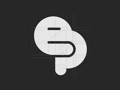 EP Monogram app branding freelance geometric graphic design guides icon icon design lettering lines logo design mauritius minimal monogram mzansi south africa technical ui ui logo ux